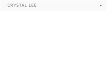 Tablet Screenshot of crystal-lee.com